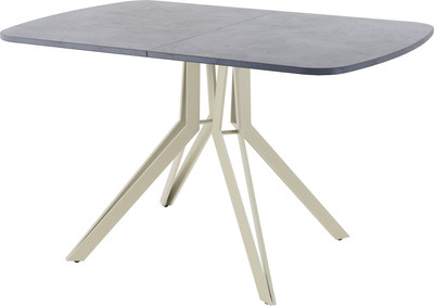 Обеденный стол AMC Elite Е21(1100) D2 (бежевый/бетон чикаго светло-серый) -