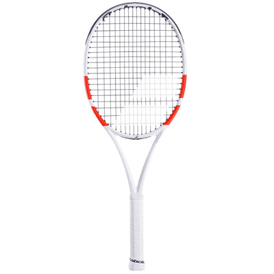 Теннисная ракетка Babolat Pure Strike 100 2024 / TSRD00158102 (белый/красный/черный) -