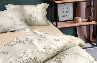 Комплект постельного белья Primavelle Bamboo 2сп 57 Lilu / 1751605274-bm57 (наволочки 52х74, простыня на резинке) -