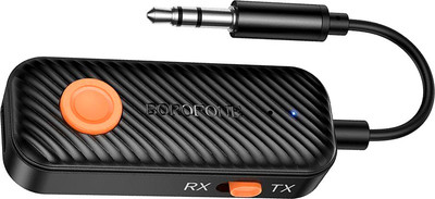 Bluetooth адаптер для автомобиля Borofone BC62 AUX (черный) - 