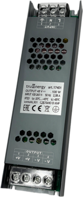 

Блок питания для светодиодной ленты, 48V 100W IP20 / 17401