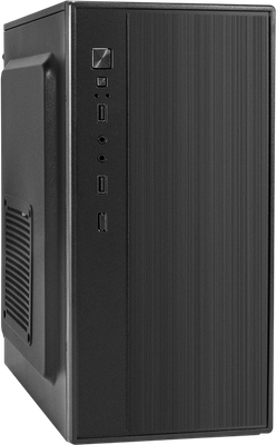 Корпус для компьютера ExeGate BAA-408 / EX298151RUS (черный, без БП) -