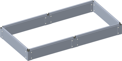 Грядка модульная Гаспадыня 200x80x12.5 / GBG208.1 (без автополива) - 