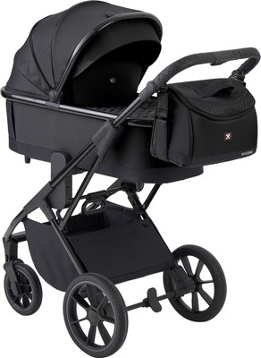 Детская универсальная коляска Sweet Baby Massimo 2в1 (черный) - 