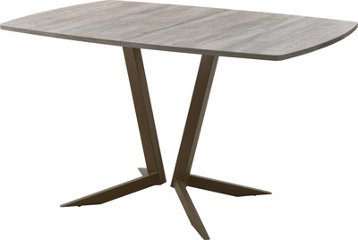 Обеденный стол AMC Elite / Е19(1100) D6 (коричневый/дуб уайт-ривер песочно-бежевый) -