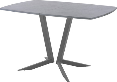 Обеденный стол AMC Elite / Е19(1100) D6 (графит/бетон чикаго светло-серый) - 