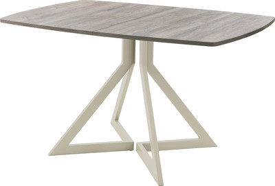 Обеденный стол AMC Elite / Е20(1200) D6 (бежевый/дуб уайт-ривер песочно-бежевый) - 