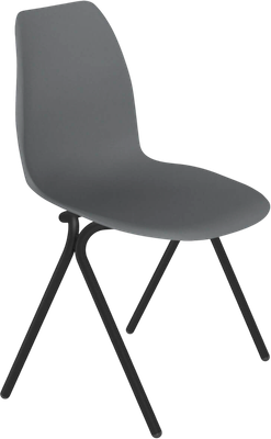 Стул Sheffilton SHT-ST29/S186 (темно-серый RAL 7024/черный муар) - 