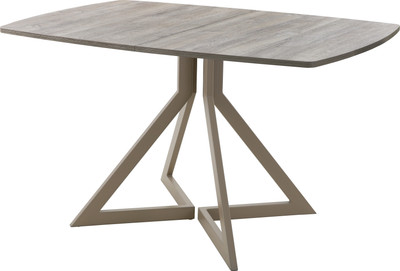 Обеденный стол AMC Elite / Е20(1100) D6 (капучино/дуб уайт-ривер песочно-бежевый) - 