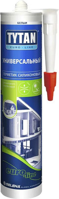 Герметик силиконовый Tytan Professional Euro-Line (280мл, белый) - 