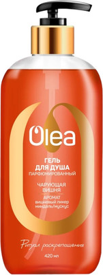 Гель для душа Olea Парфюмированный Чарующая вишня (420мл) -
