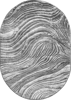 Ковер Safyun Eva / LZ185-GREY-OVAL (1.6x2.3) -