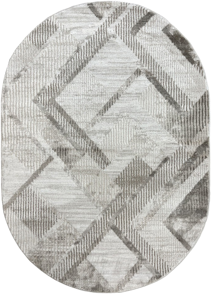 Коврик Safyun Eva / LZ122-CREAM-VIZON-OVAL (0.8x1.5)