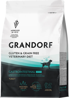 Сухой корм для собак Grandorf Vet Dog Gastrointestinal. Low Fat (3кг) - 