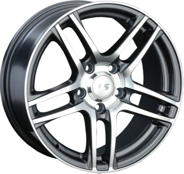 Литой диск LS wheels LS 285 15x6.5" 4x100мм DIA 73.1мм ET 45мм GMF