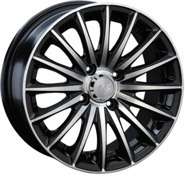 Литой диск LS wheels LS 804 15x6.5" 4x100мм DIA 73.1мм ET 45мм BKF