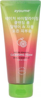 

Пенка для умывания, Nature Vitalizing Cleansing Foam Snail & Grapefruit