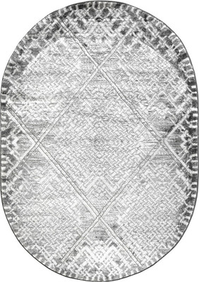 Коврик Safyun Eva / LZ189-GREY-OVAL (0.8x1.5) -