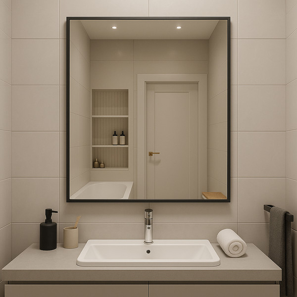 Купить Зеркало Emze Line 66x89 / LINE.66.89.CHE в Гродно