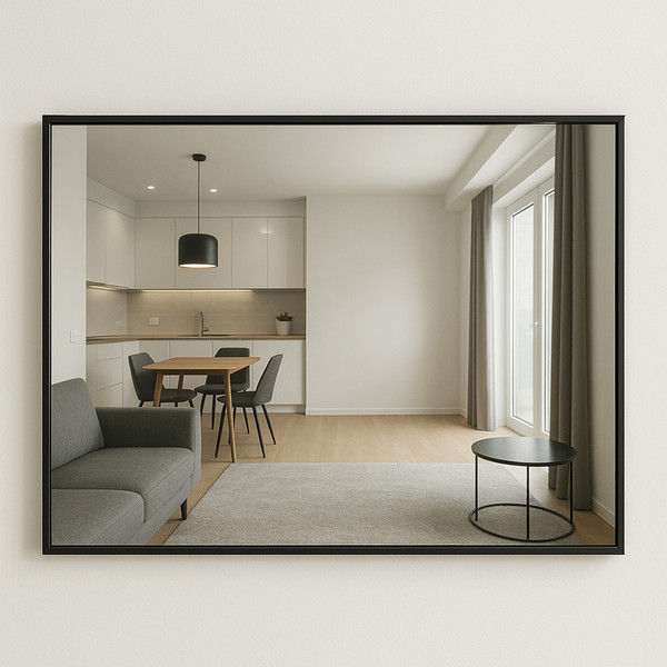 Купить Зеркало Emze Line 66x89 / LINE.66.89.CHE в Гродно