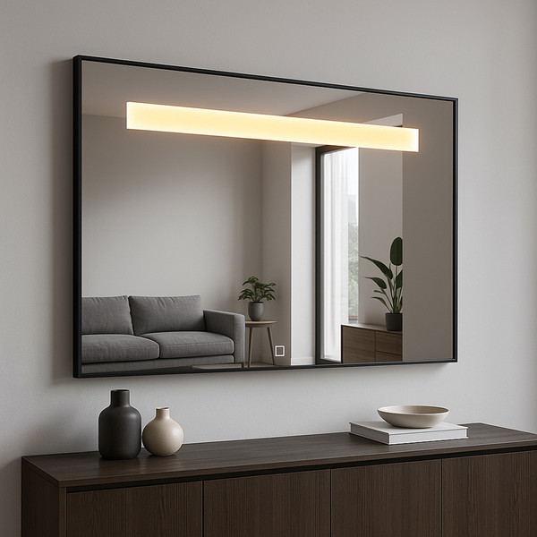 Купить Зеркало Emze Line 66x85 / LED.LINE.66.85.CHE в Гродно