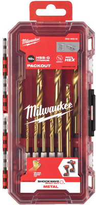 

Набор сверл, RedHEX HSS-TiN 3-10мм / 4932493865