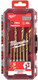 Набор сверл Milwaukee RedHEX HSS-TiN 3-10мм / 4932493865 (10шт) - 
