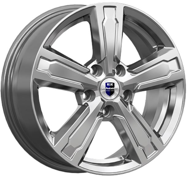 Литой диск K&K Оклахома 16x6.5" 5x114.3мм DIA 54.1мм ET 45мм Дарк платинум