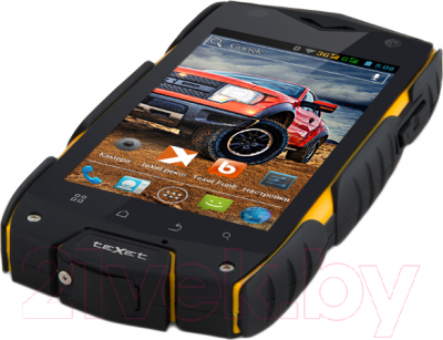 Смартфон Texet X-driver / TM-4104R (+ Power Bank) - вид снизу