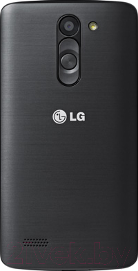 Смартфон LG L80+ L Bello / D331 (черный) - вид сзади