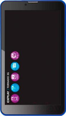 Планшет Explay Tornado 3G (синий) - общий вид
