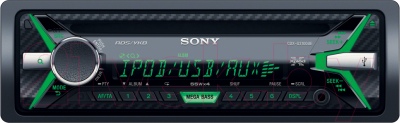 Автомагнитола Sony CDX-G3100UE - с зеленой подсветкой
