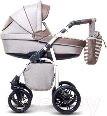 Детская универсальная коляска Anex Nixie (бежевый) - вид сбоку
