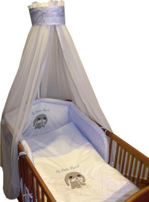 Комплект постельный для малышей Ankras Мой маленький друг 3 (голубой) - балдахин в комплект не входит