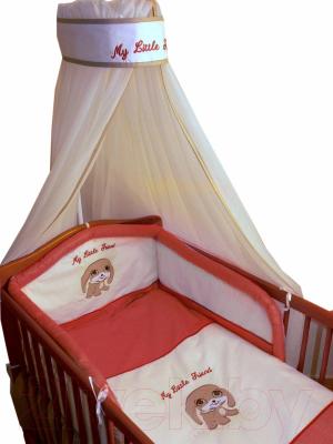 Комплект постельный для малышей Ankras Мой маленький друг 6 (красный) - общий вид