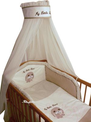 Комплект постельный для малышей Ankras Мой маленький друг 7 (бежевый) - общий вид