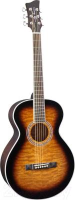 Акустическая гитара Jay Turser JTA-414Q-TSB - общий вид