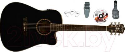 Электроакустическая гитара Washburn WD10CEBPACK - комплектация