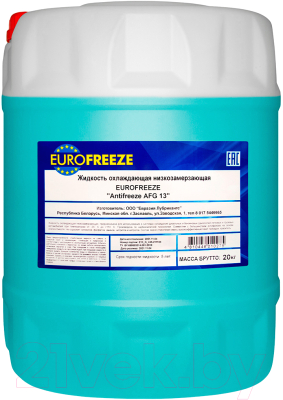 Антифриз Eurofreeze AFG 13 -35C / 55706 (20кг, зеленый)
