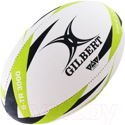 Мяч для регби Gilbert G-TR3000 / 42098204 (размер 4, белый/салатовый/черный)