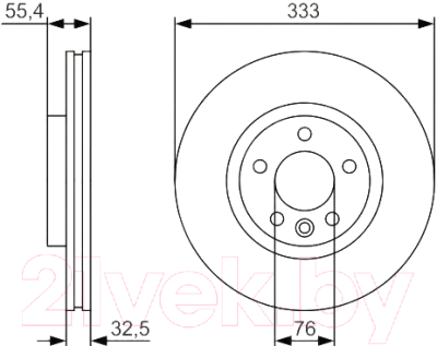

Тормозной диск Bosch, 0986479S72