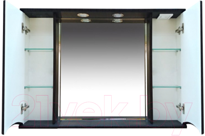 Шкаф с зеркалом для ванной Misty Элвис 105 / П-Элв-01105-052