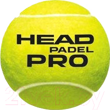 Набор мячей для падел-тенниса Head Padel Pro / 575813 (3шт, оранжевый)