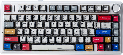 Клавиатура Aula F75 (Comic Keycap Light Green Switches) - 