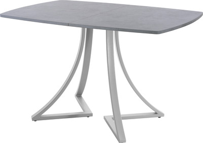 Обеденный стол AMC Elite / Е24(1100) D6 (серебро/бетон чикаго светло-серый) - 