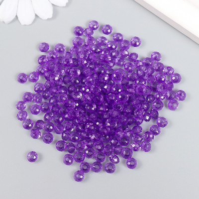 

Набор бусин декоративных, Кристалл с гранями фиолет / 5131774