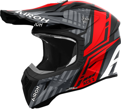 Мотошлем Airoh Aviator Ace 2 Proud AV22P55-S (S, матовый красный) - 
