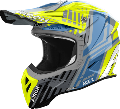 Мотошлем Airoh Aviator Ace 2 Proud AV22P31-L (L, желтый глянец) - 