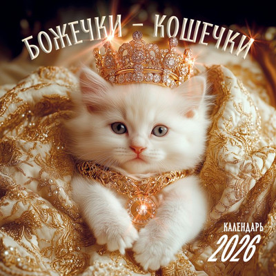 

Календарь настенный, Божечки- кошечки 2026 год