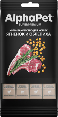 

Лакомство для кошек, Superpremium Крем с ягненком и облепихой / 340004